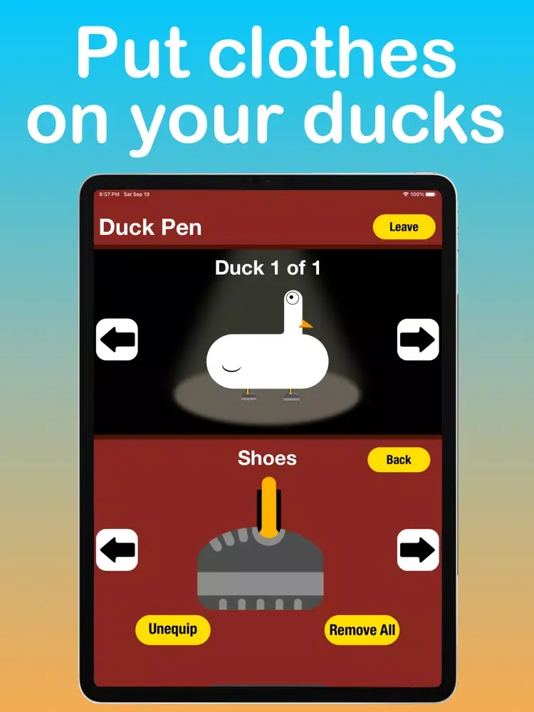 Скриншоты Ducker iPad 