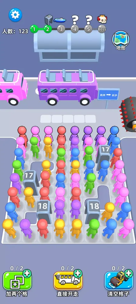 Capturas de tela do Traffic Puzzle-Bus Move Out