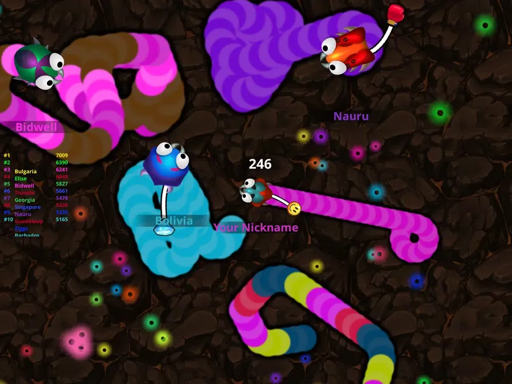 Rampage Worms - Run Masters iPad  Screenshots