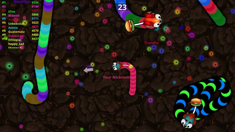 Rampage Worms - Run Masters Screenshots