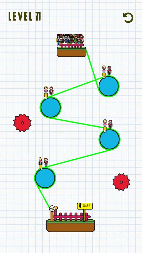 Capturas de tela do Zipline Masters - Path Rescue