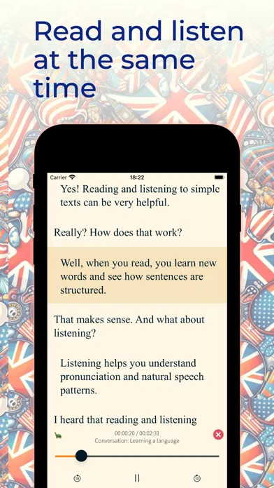 Capturas de pantalla de Practice English Speaking