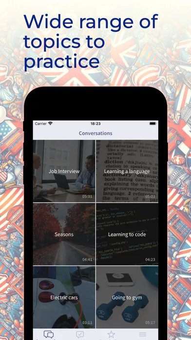 Capturas de pantalla de Practice English Speaking