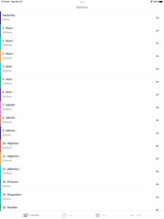 Arabic Chinese Flashcards iPad 应用截图