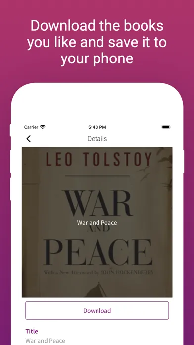 Gutenberg | eBook Reader سکرین شاٹس