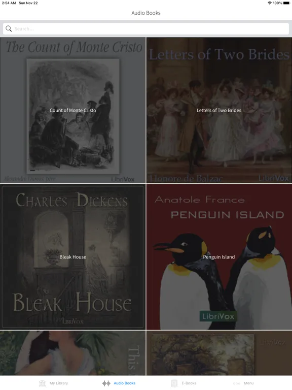 تصاویر Librivox - All Audiobooks iPad 