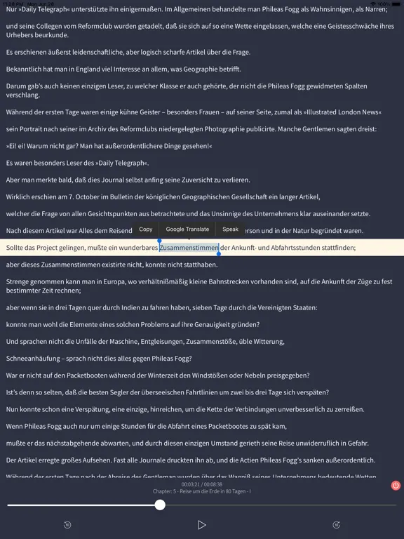 German Reading and Listening iPad 應用截圖