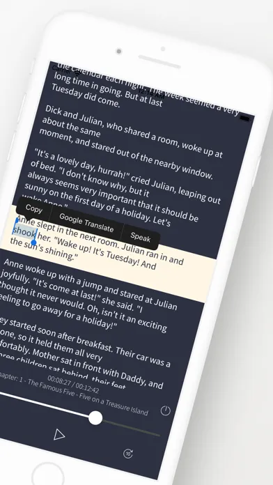 English Reading and Listening Screenshots
