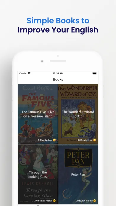 English Reading and Listening Screenshots