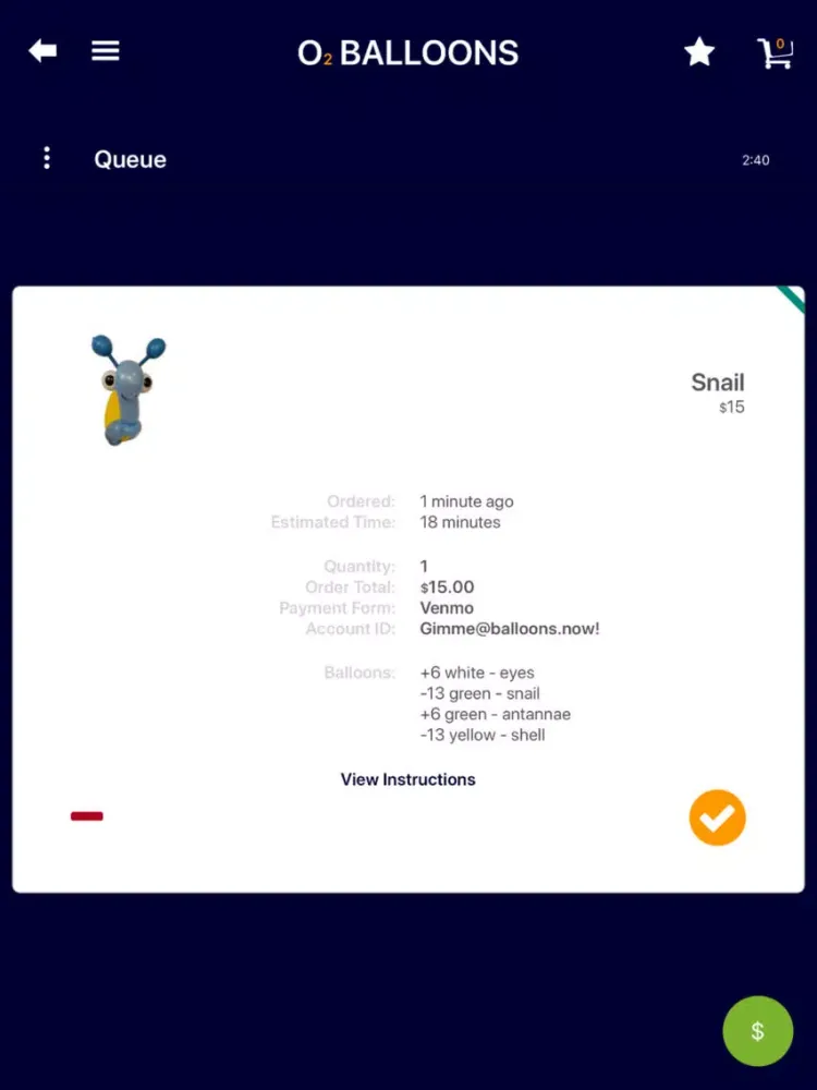 O2 Balloons iPad  Screenshots