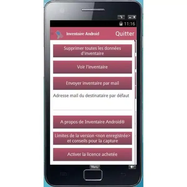 Zrzuty ekranu Inventaire Android