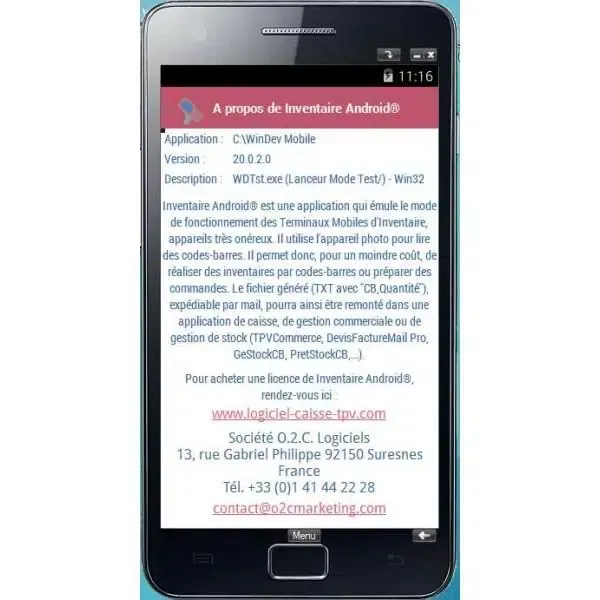 Zrzuty ekranu Inventaire Android