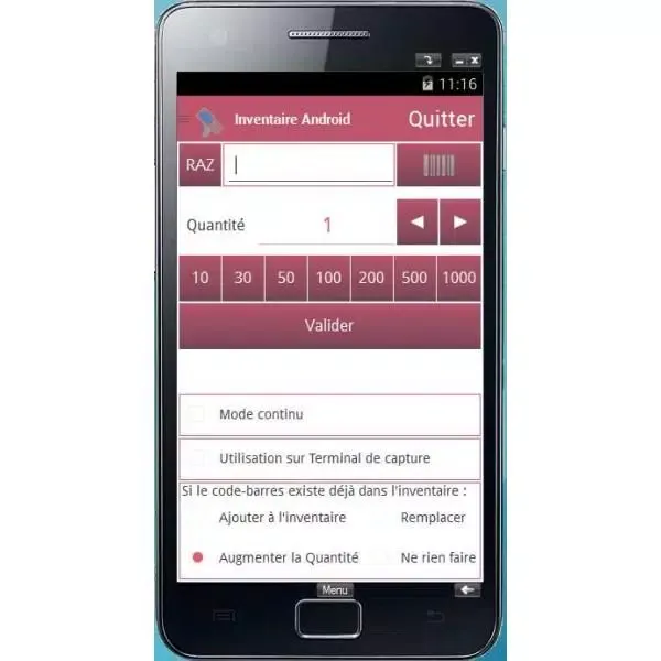 Zrzuty ekranu Inventaire Android