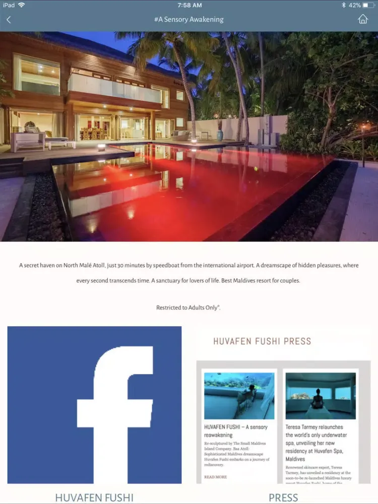 Screenshot di Maldives Aficionado iPad 