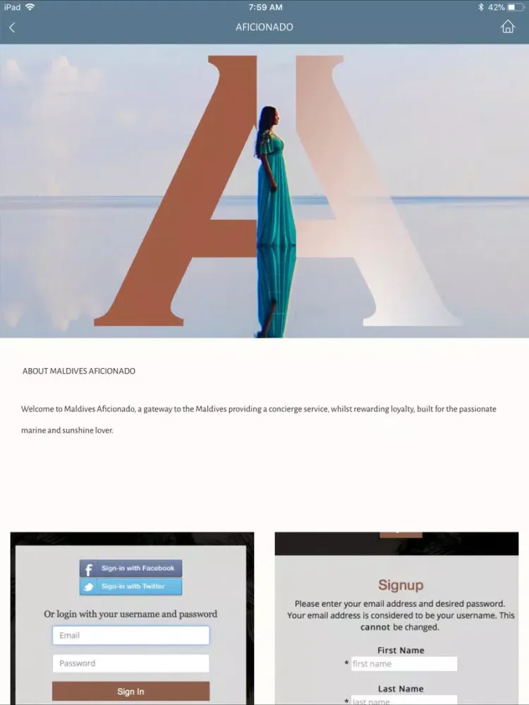 Screenshot di Maldives Aficionado iPad 