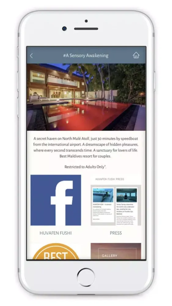Screenshot di Maldives Aficionado