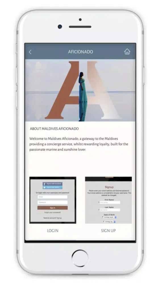 Screenshot di Maldives Aficionado