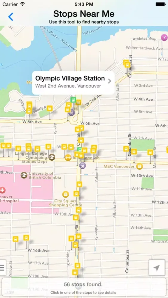 Go Vancouver Screenshots