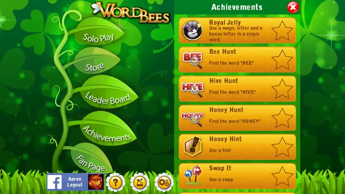 Zrzuty ekranu Word Bees