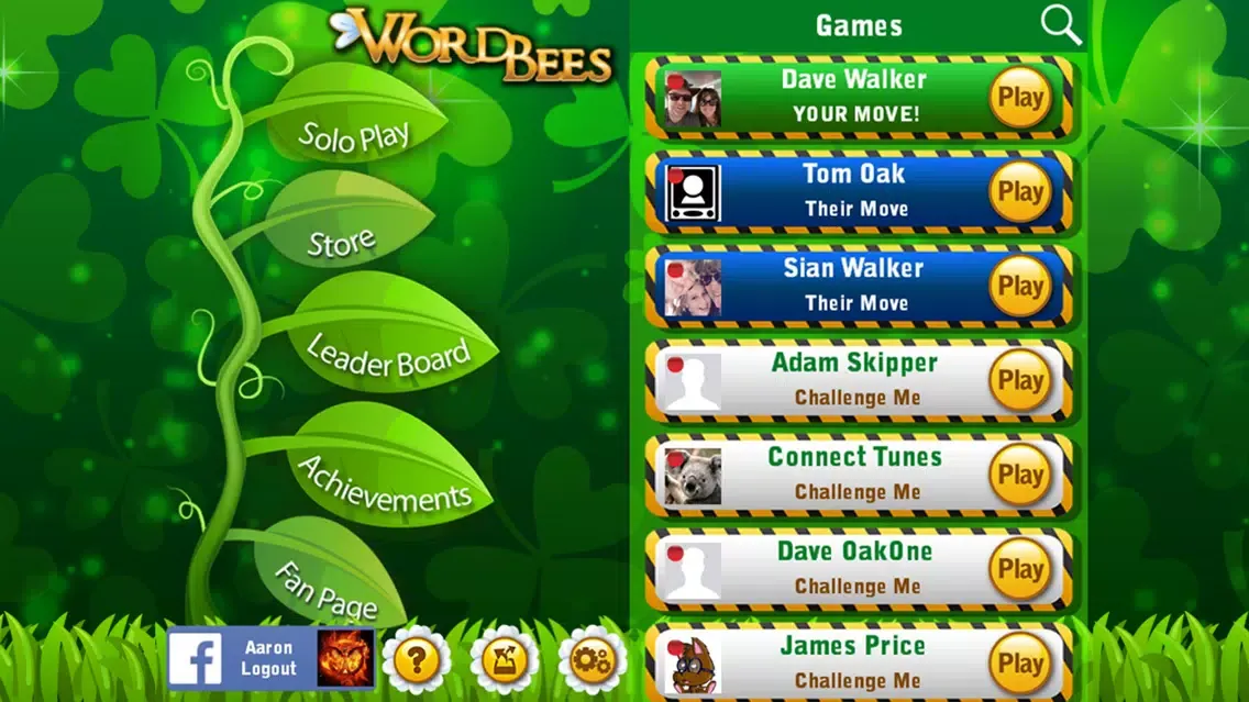 Zrzuty ekranu Word Bees