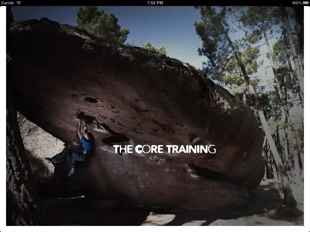 The Core Training – training for climbing by Christian Core iPad  Screenshots