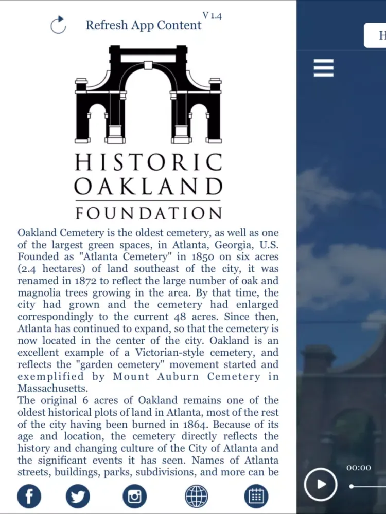 Historic Oakland Cemetery iPad  سکرین شاٹس