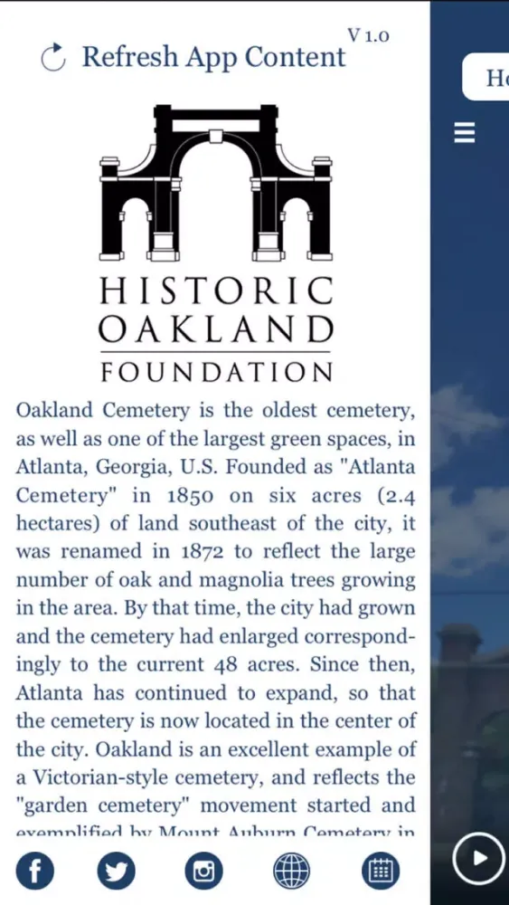 Historic Oakland Cemetery سکرین شاٹس