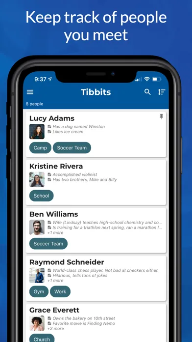 Screenshot di Tibbits – Remember Names