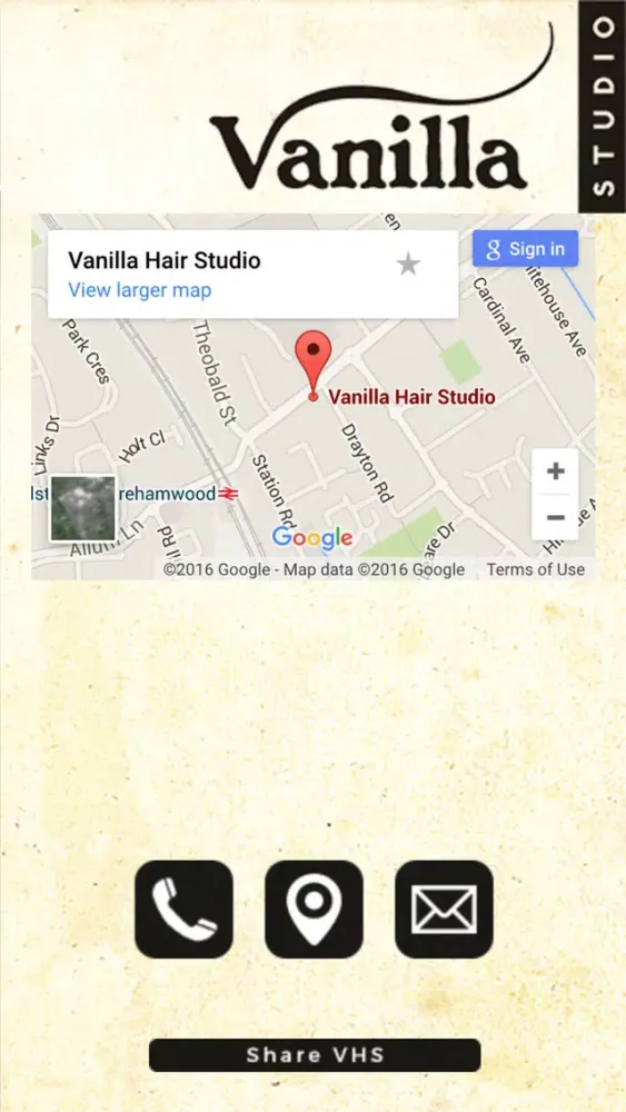 ภาพหน้าจอของ Vanilla Hair Studio