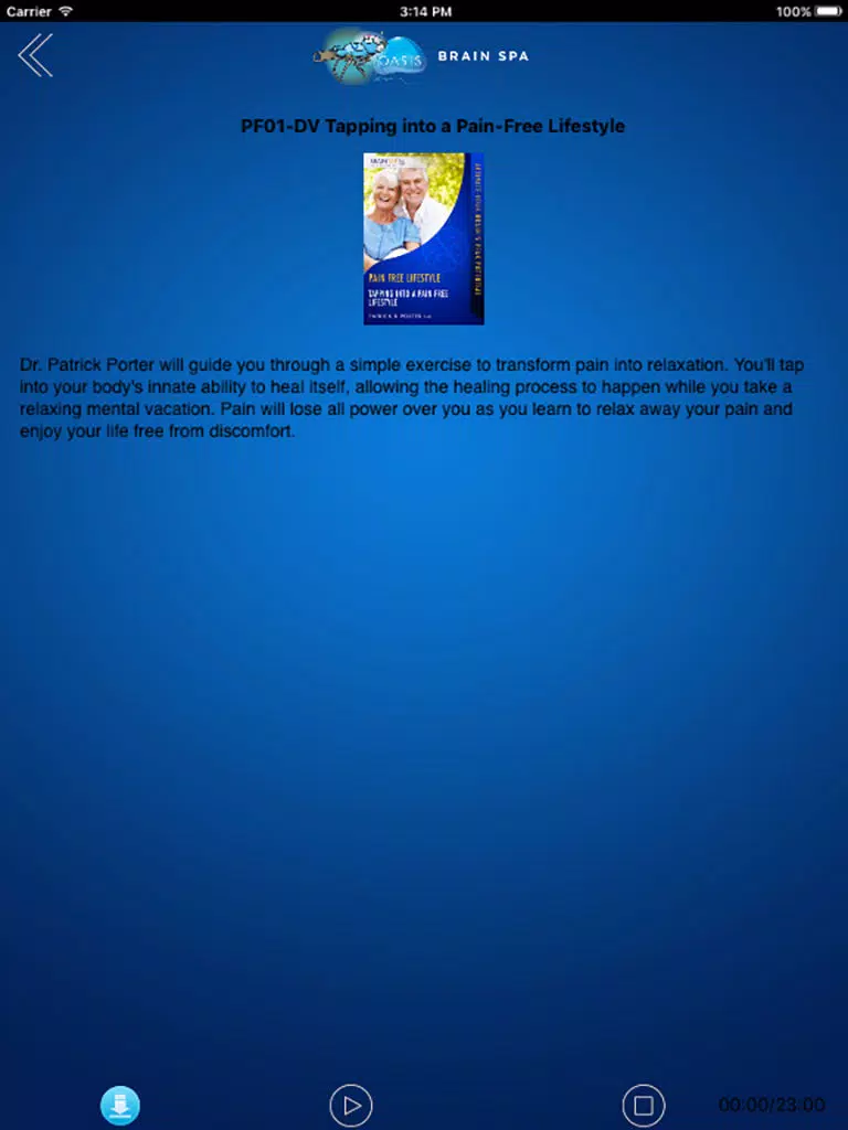 Oasis Brain Spa iPad 应用截图