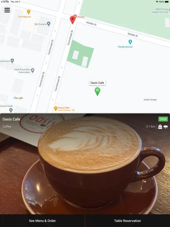 Oasis Cafe GT iPad  স্ক্রিনশট