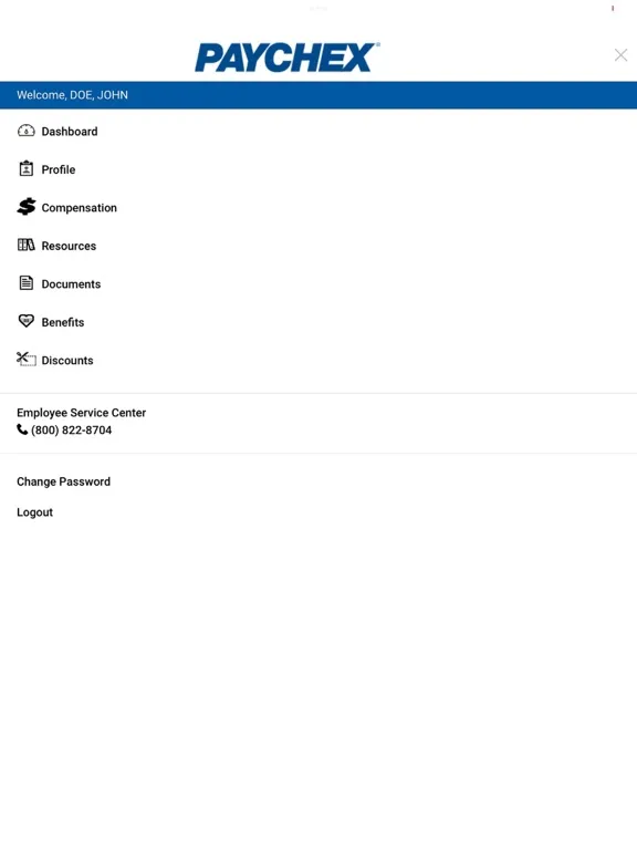 Paychex Oasis Employee Connect iPad  Ekran Görüntüleri