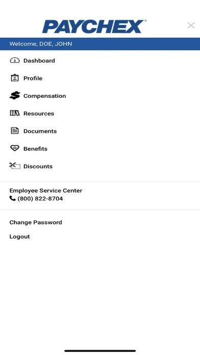 Paychex Oasis Employee Connect Ekran Görüntüleri