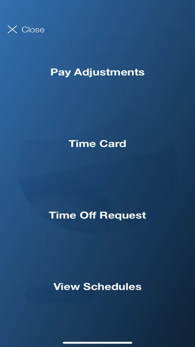 ภาพหน้าจอของ Paychex Oasis® Time Kiosk
