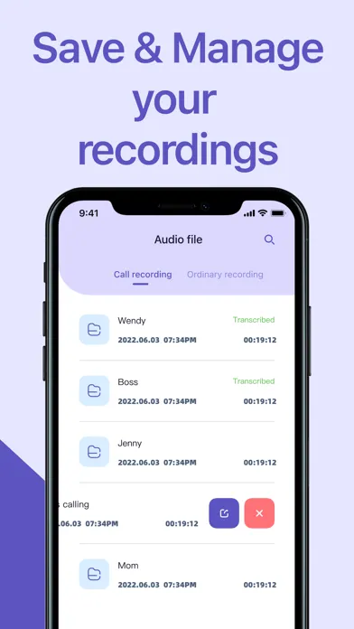 Screenshot di My Call Recorder-Voice Memos