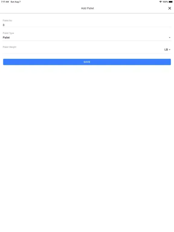 OAS Container Manifest iPad  스크린샷