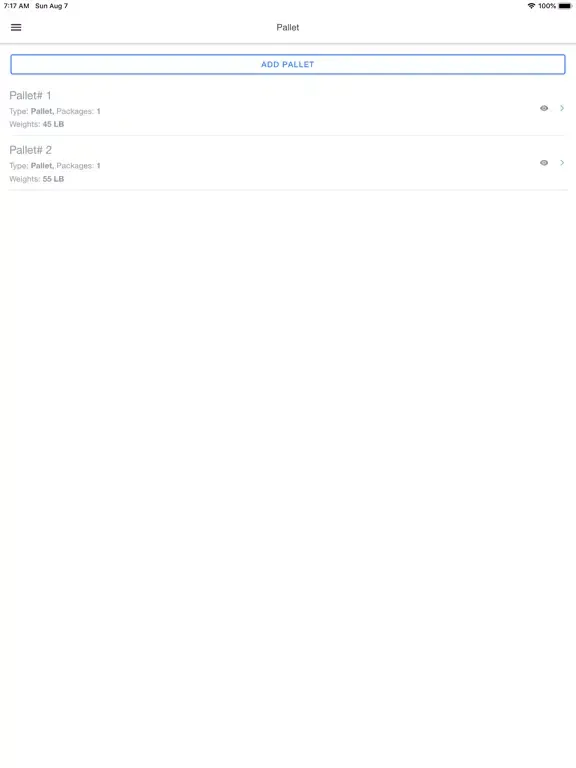 OAS Container Manifest iPad  스크린샷