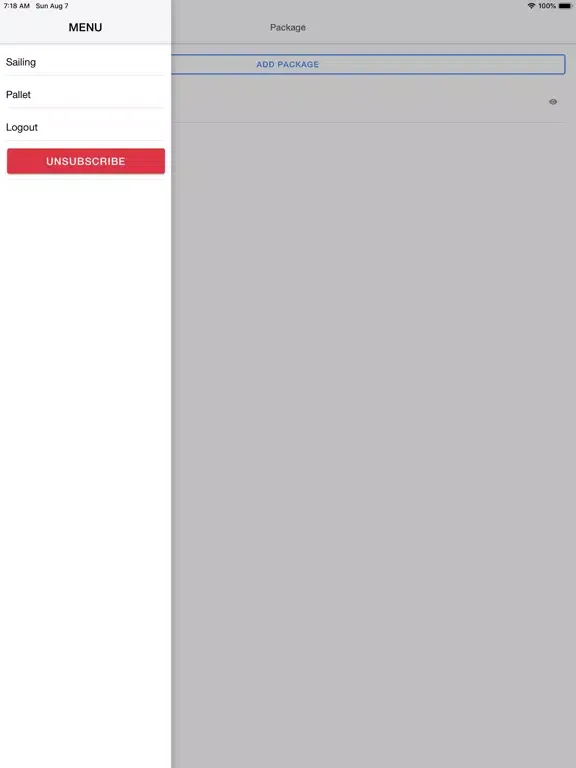 OAS Container Manifest iPad  스크린샷