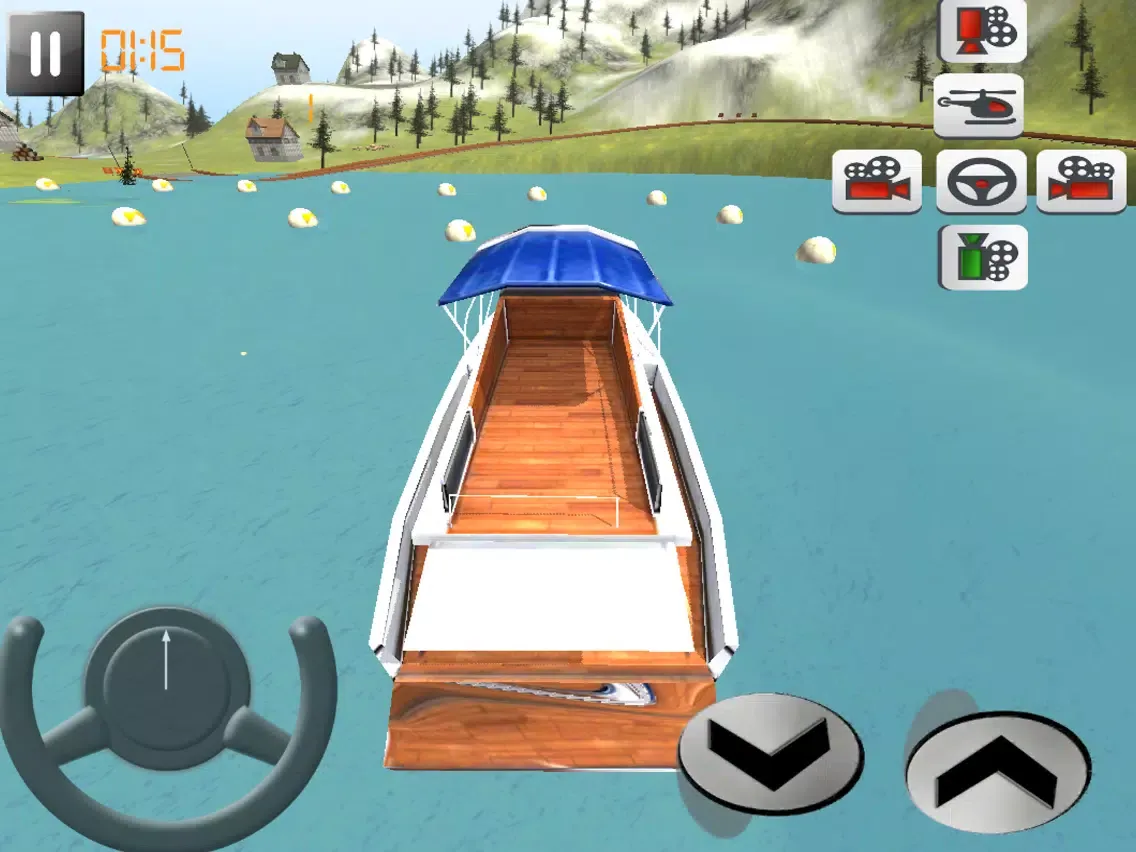 Extreme Boat Driving & Mountain Lake Parking iPad  سکرین شاٹس