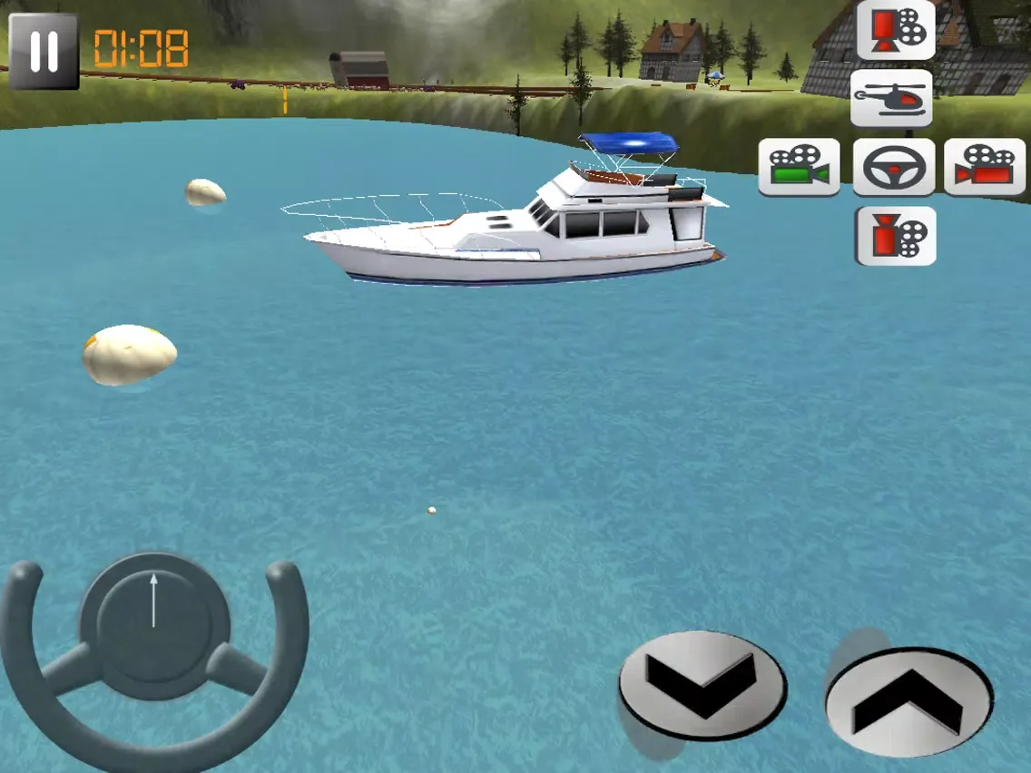 Extreme Boat Driving & Mountain Lake Parking iPad  سکرین شاٹس