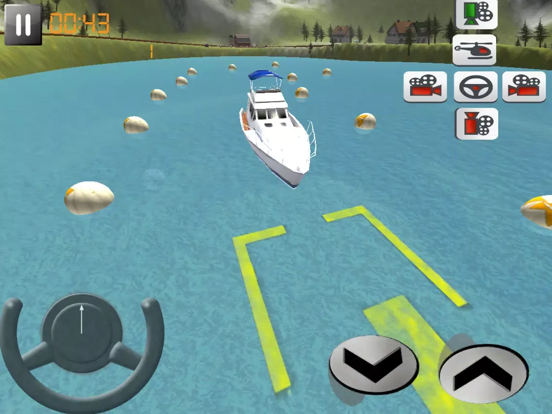 Extreme Boat Driving & Mountain Lake Parking iPad  سکرین شاٹس