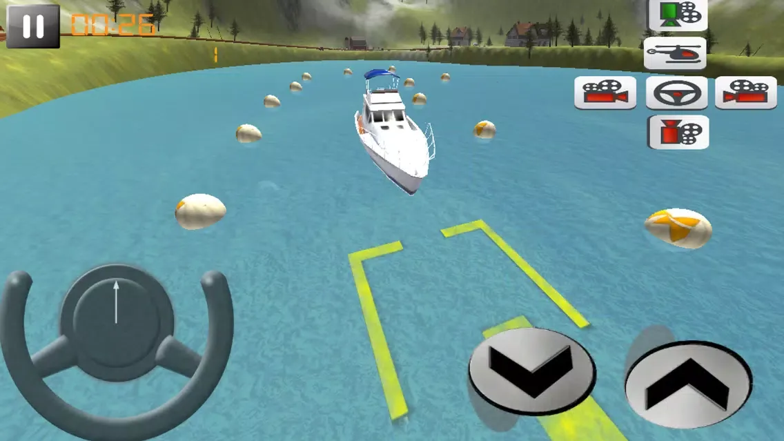 Extreme Boat Driving & Mountain Lake Parking سکرین شاٹس