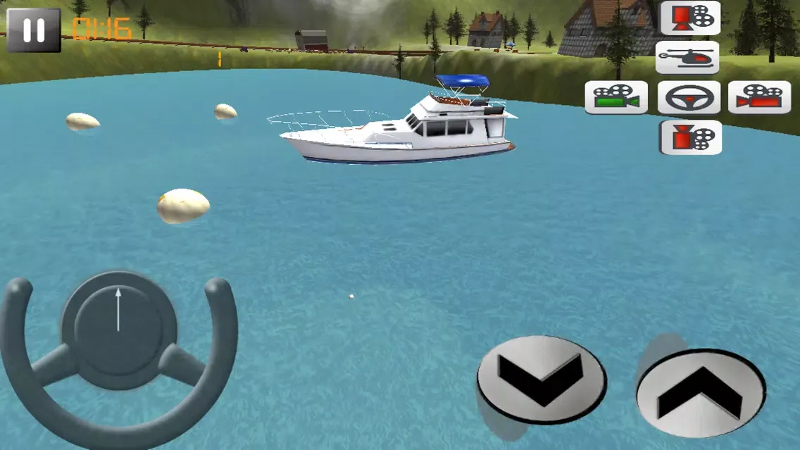 Extreme Boat Driving & Mountain Lake Parking سکرین شاٹس