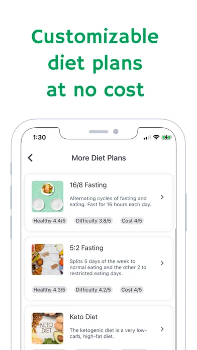 Calorie Deficit Calculator Screenshots