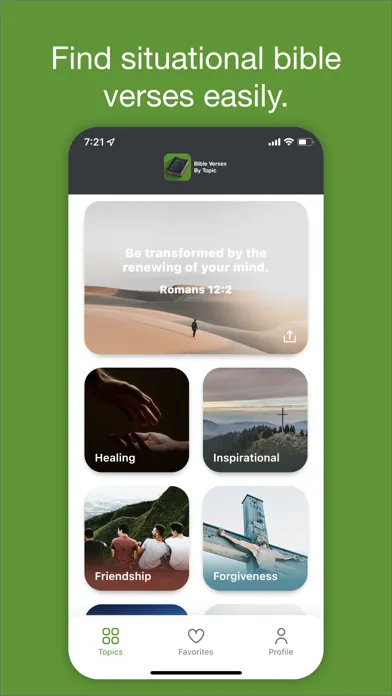 Oaysis: Bible Verses By Topic Screenshots