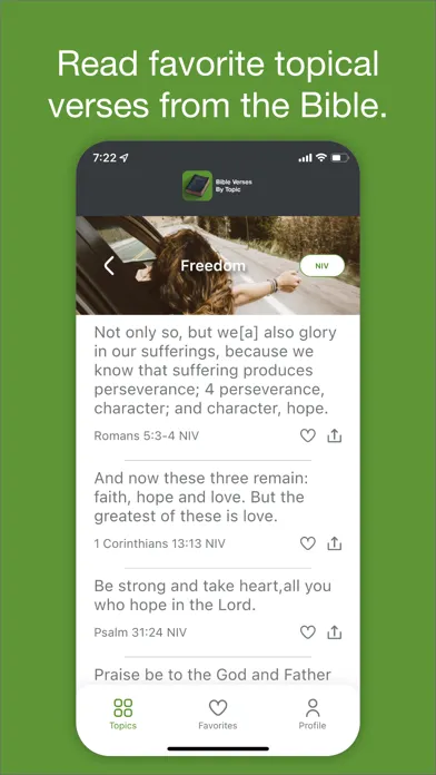 Oaysis: Bible Verses By Topic Screenshots