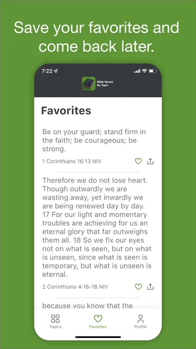 Oaysis: Bible Verses By Topic Screenshots