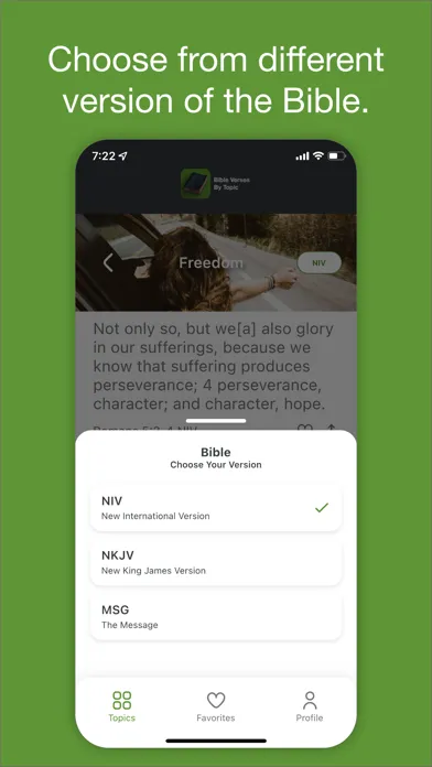 Oaysis: Bible Verses By Topic Screenshots