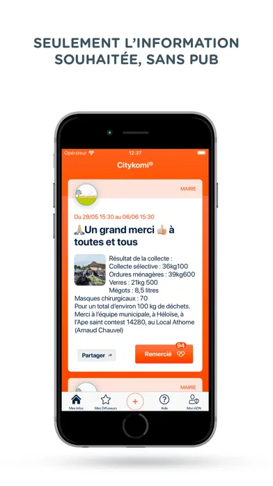 Citykomi® alerte en temps réel स्क्रीनशॉट