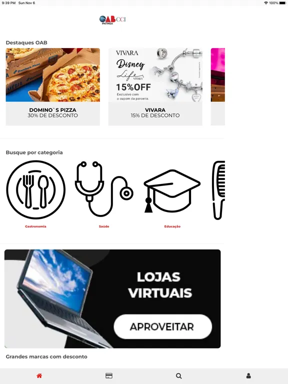 Club OAB Ipatinga iPad  سکرین شاٹس
